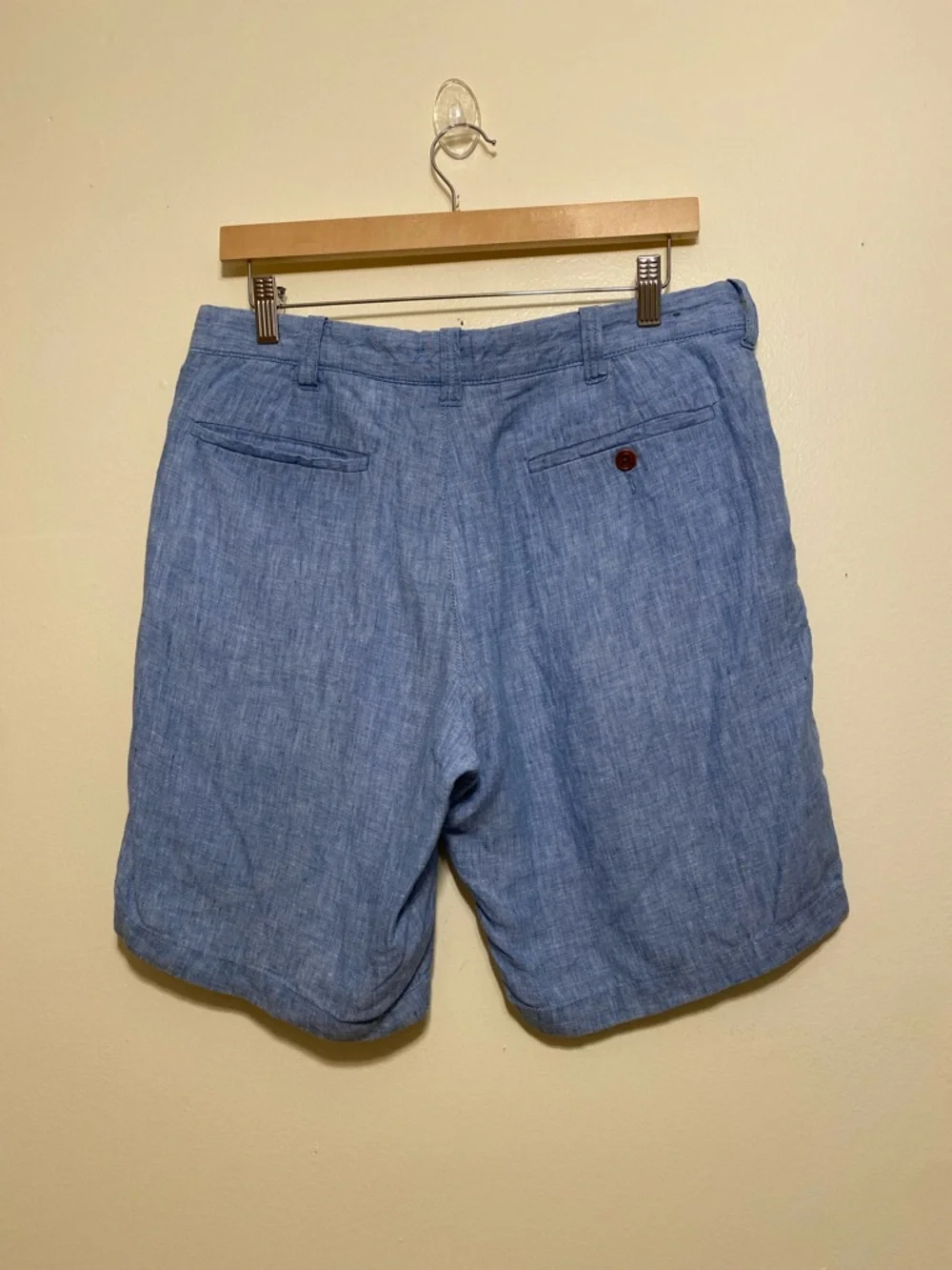 J. Crew Stanton Light Blue Men's Linen Shorts. Size 32